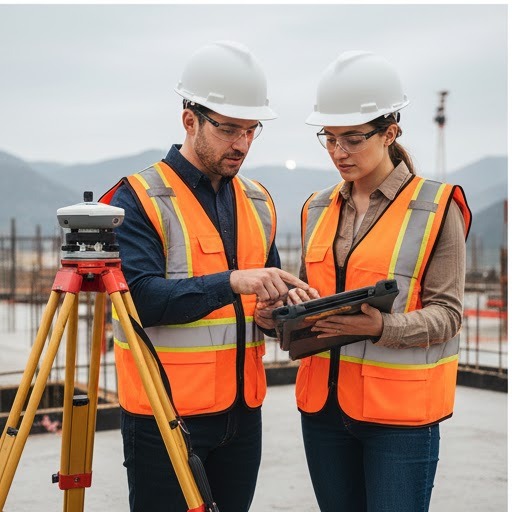 Surveyor marking control point