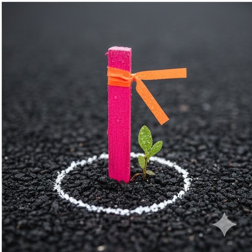 Survey field notes and instruments